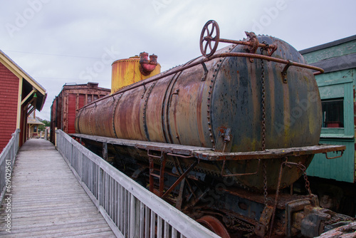 The Sydney and Louisburg Railway was a Canadian railway. Taken in Canada, Louisbourg, 10.2022.