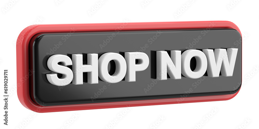 Shop now button. 3D illustration. Shop now button. 3D illustration.