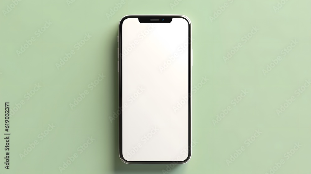 3d high quality mobile mockups. mockup for presentation template. phone frame with blank screen. generative ai 3d high quality mobile mockups. mockup for presentation template. phone frame with blank screen. generative ai