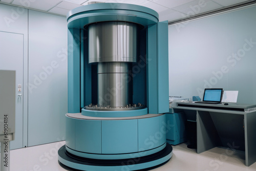 NMR machines, NMR is Nuclear magnetic resonance. High quality photo. nuclear magnetic resonance in the laboratory