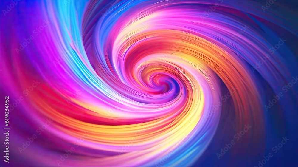 Colorful background with abstract shape neon light glowing, Generative AI Colorful background with abstract shape neon light glowing, Generative AI