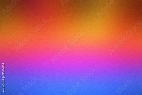 Blurred gradient colorful with grain noise effect  Generative AI