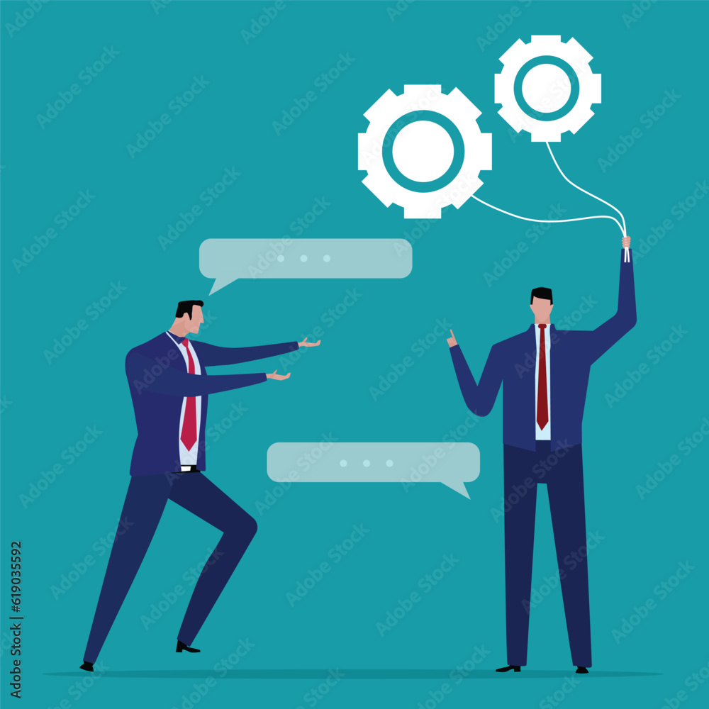 Businessman asks friend how to be successful in business Businessman asks friend how to be successful in business