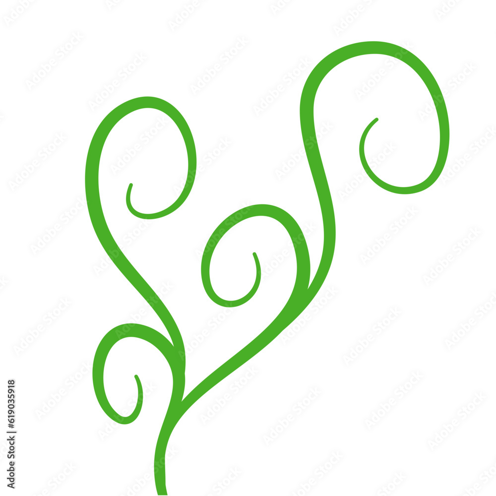 Green Fern Icon Green Fern Icon