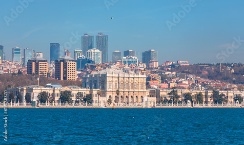 The Dolmabahce Palace view from the Bosphorus - Istanbul, Turkey © muratart