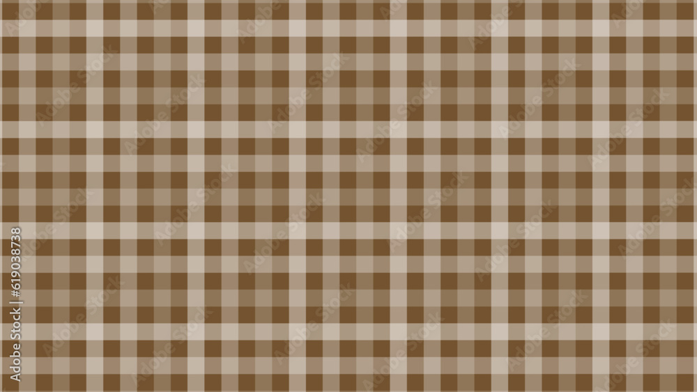 Brown background and white checkered Brown background and white checkered