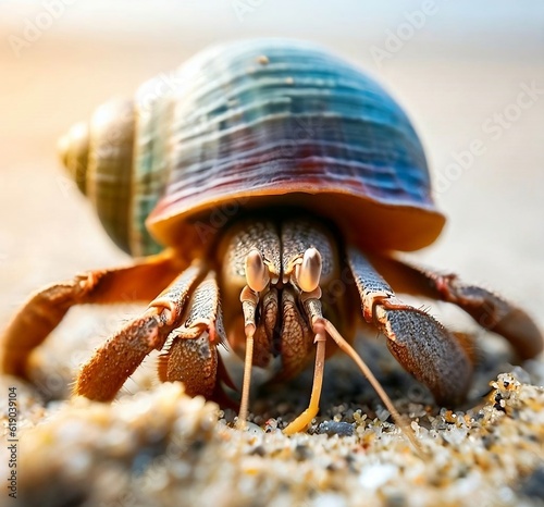 Fényképezés hermit crab