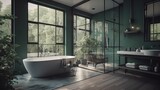 Indulging in Luxury: Inside an Elegant Bathroom Design. Inside a luxury modern bathroom