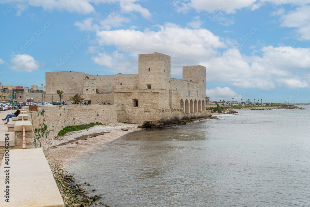 Trani, Italy - one of the most tipycal villages of Puglia region, Barletta displays a number of wonderful Old Town with churches, alleyways and the imposing cathedral