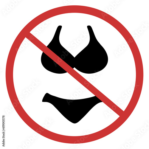 No clothes or swimming suits are allowed in the nudist zone
