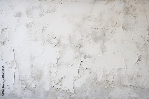Minimalist white concrete wall background texture with subtle plaster details, perfect for copy space Generative AI © ParinApril