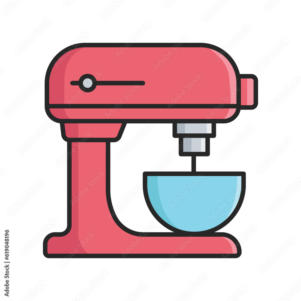 stand mixer icon vector design template in white background stand mixer icon vector design template in white background