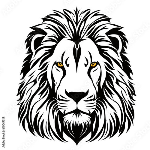 lion head with good quality design vector illustration