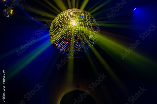 mirror ball disco lights