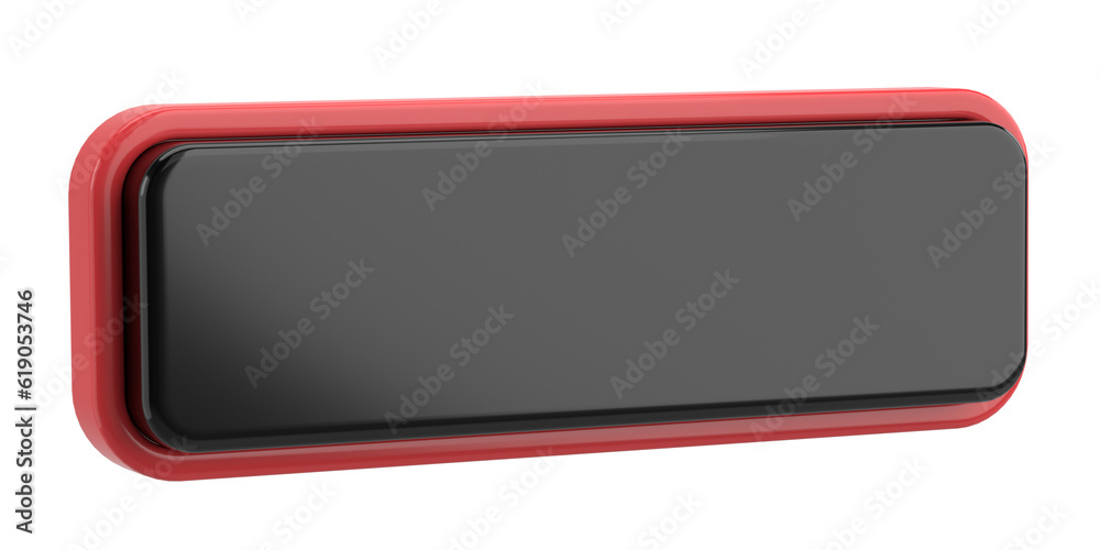 3D button. Empty button. 3D illustration. 3D button. Empty button. 3D illustration.