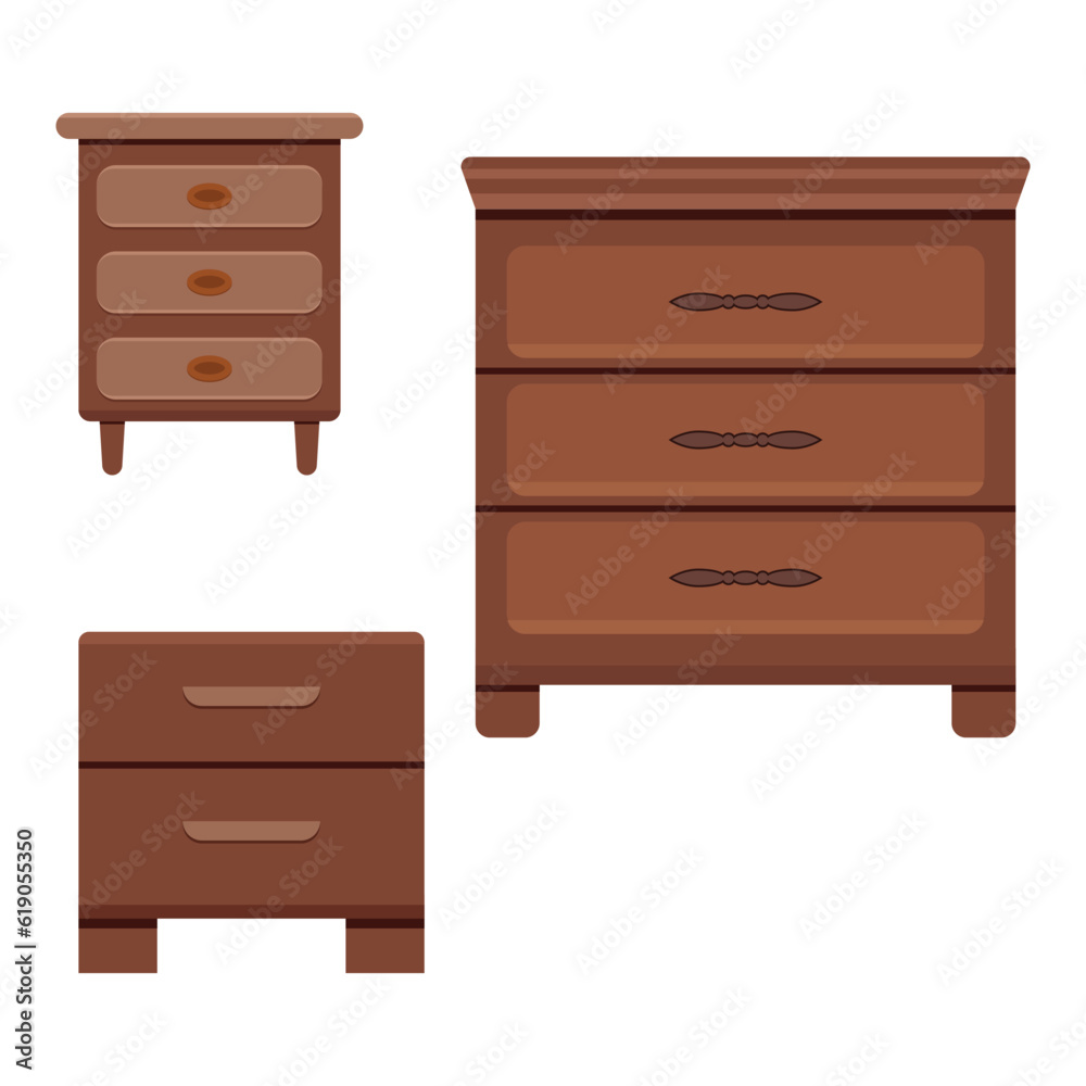 wooden cabinet isolated on white wooden cabinet isolated on white