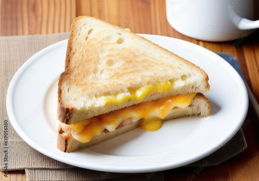 Sandwich with cheese .Generative AI. Sandwich with cheese .Generative AI.