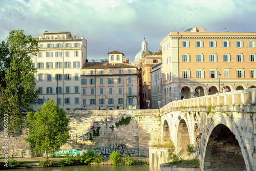 view of buildings and a bridge in Italy © Travis