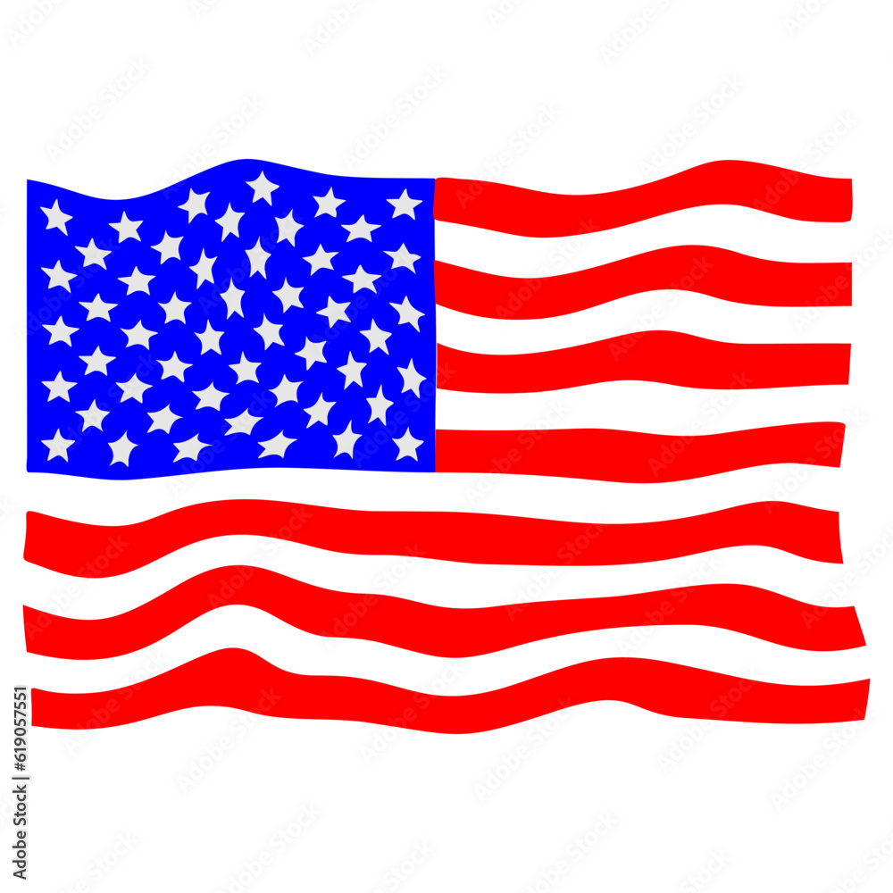 Fototapeta premium United States of America flag