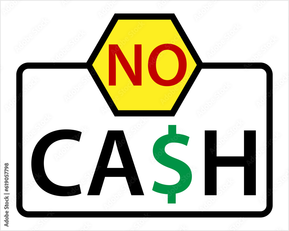 No Cash Dollar Icon M_2111003 No Cash Dollar Icon M_2111003