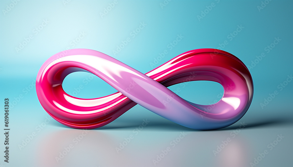 Isolated infinity symbol with 3D realistic
Isolated infinity symbol with 3D realistic