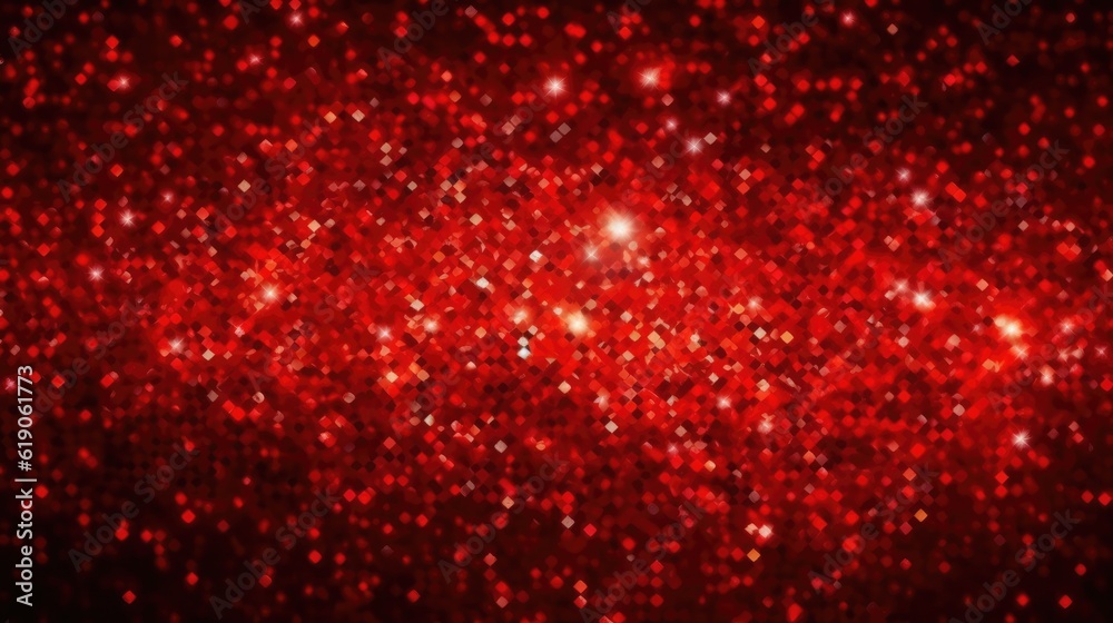 Shimmering red confetti background. Shimmering red confetti background.