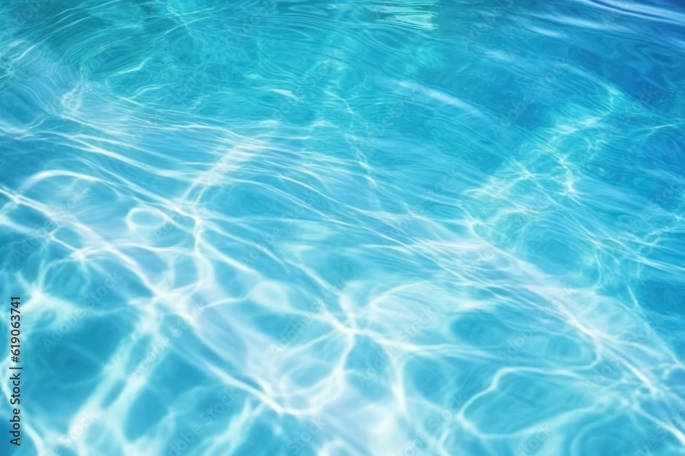 Surface of water blue swimming pool background, Generative AI Surface of water blue swimming pool background, Generative AI
