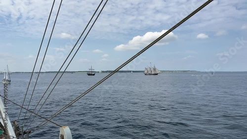 06/24/2023 Kiel Germany: windjammer parade of the tall sailor Alexander von Humboldt 2