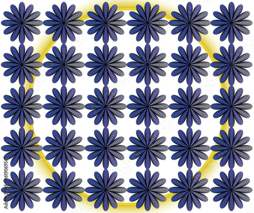 seamless pattern with flowers