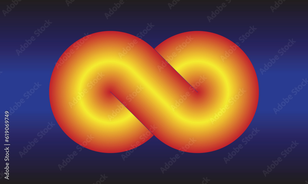 Infinity Abstract Background Vector Illustration Design Line Art Composition Infinity Abstract Background Vector Illustration Design Line Art Composition