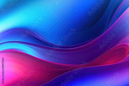 A blue and pink background with wavy lines, created with Generative Ai Technology