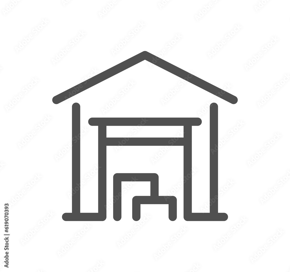 Truck logistics related icon outline and linear symbol.
Truck logistics related icon outline and linear symbol.