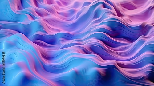 A blue and pink background with wavy lines, created with Generative Ai Technology