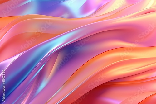 vibrant and colorful abstract background, created with Generative Ai Technology