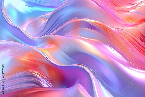 Wallpaper Mural Holographic background, created with Generative Ai Technology Torontodigital.ca