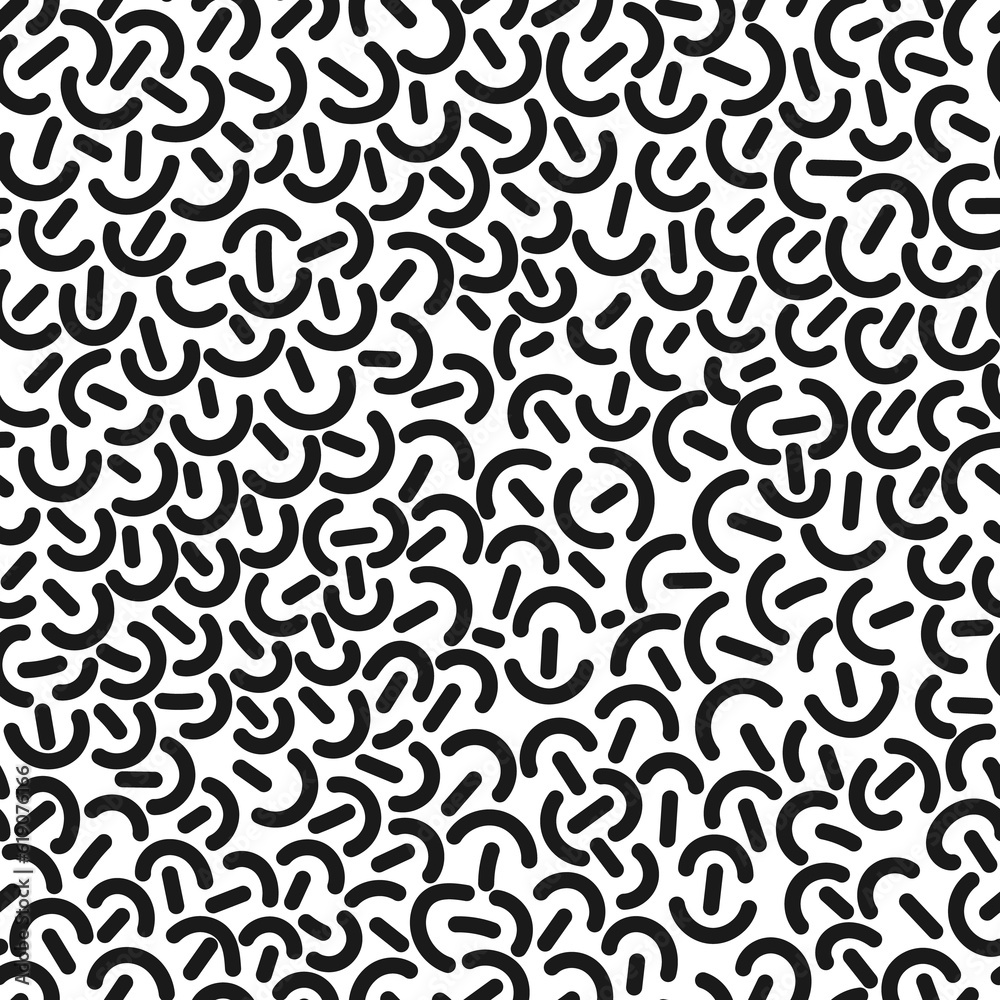 Seamless organic rounded lines pattern. Illustration on transparent background Seamless organic rounded lines pattern. Illustration on transparent background
