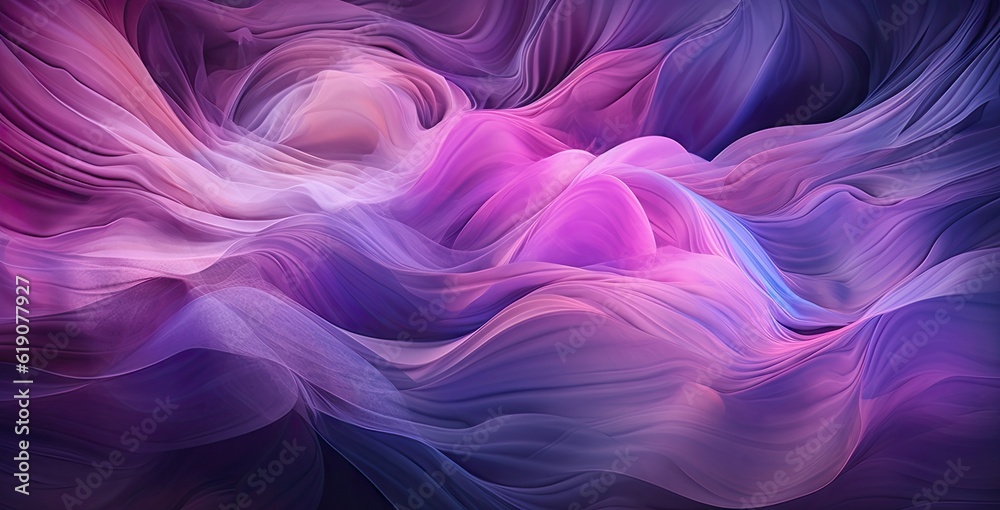 Abstract purple and pink swirling pattern, created with Generative Ai Technology