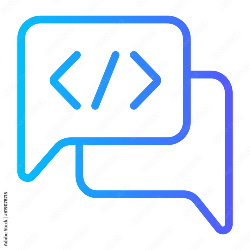 chat gradient icon chat gradient icon