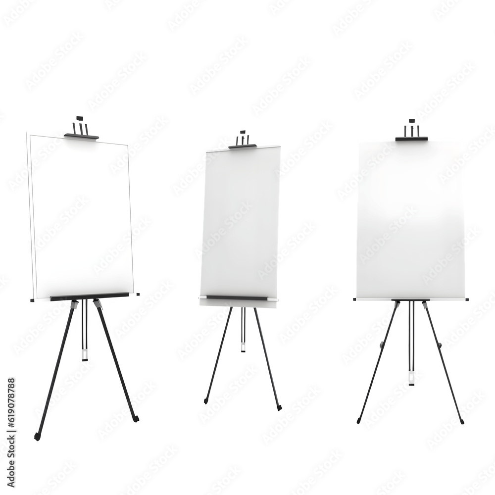 Boardroom Aluminum Flipchart Whiteboard and Display Easel Stand with