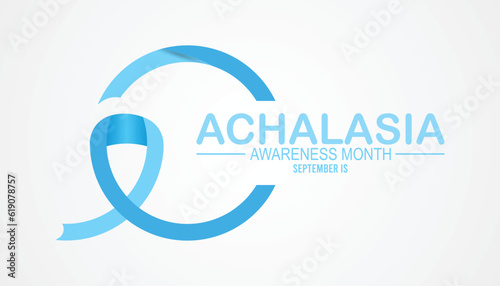Achalasia Awareness Month .banner design template Vector illustration background design. photo