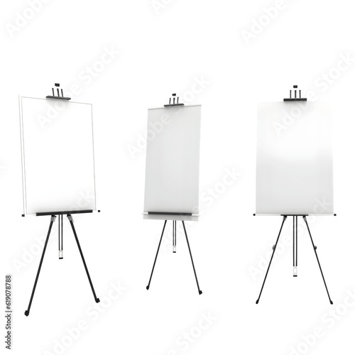 Boardroom Aluminum Flipchart Whiteboard and Display Easel Stand with Adjustable Height Telescope Tripo