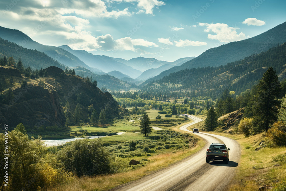 Drive through scenic mountain ranges, winding roads, and panoramic vistas, pausing for hikes, picnics, and photography opportunities, and enjoying the tranquility of nature. Generative AI