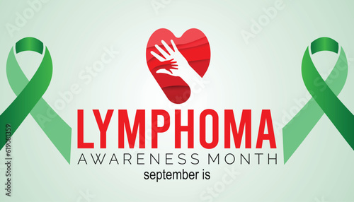 World Lymphoma awareness month is observed every year on September For banner, poster, card and background design.