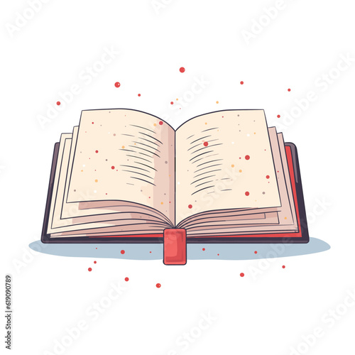 open book with pages 