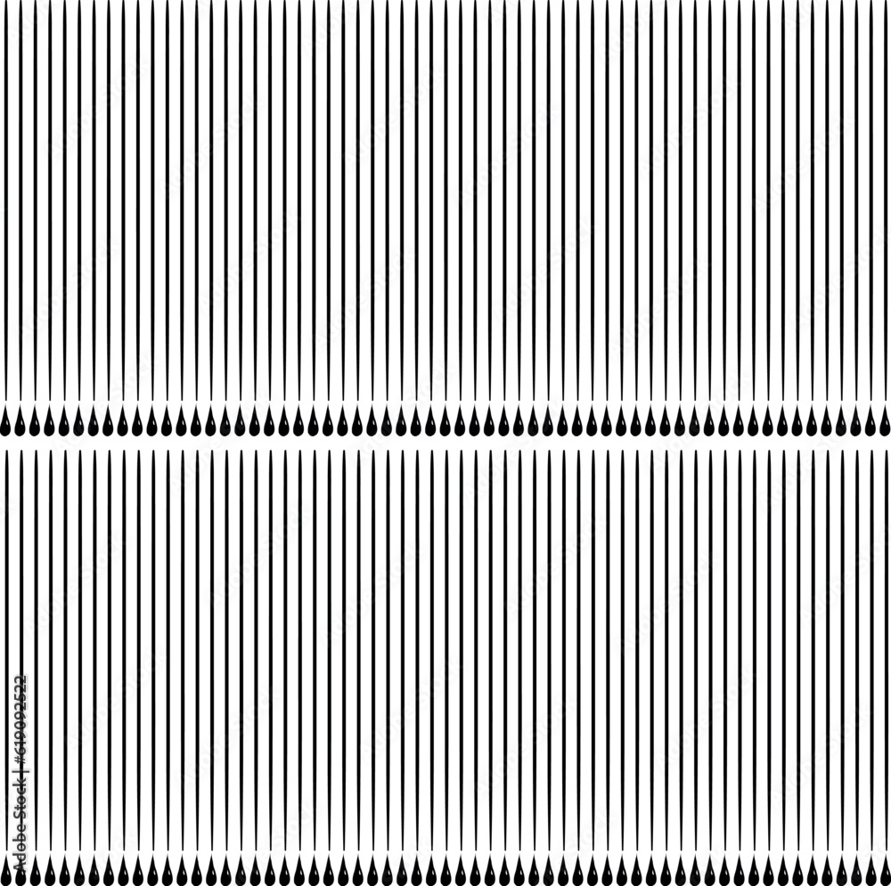 Obraz premium Oil drops are located under even vertical lines.