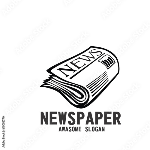 Design character logo icon mascot newspaper