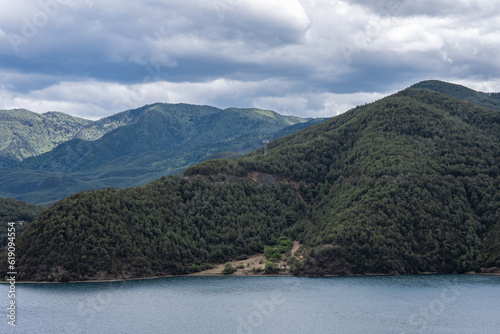 Natural Scenery of Lugu Lake Plateau Lakes in the Yunnan-Guizhou Plateau, China photo