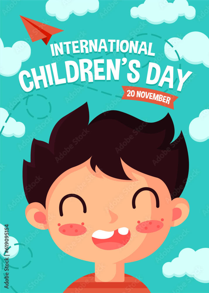 Happy Children's day Illustration Background. Happy kids vector illustration template Greeting card, poster, background. Vector eps 10 Happy Children's day Illustration Background. Happy kids vector illustration template Greeting card, poster, background. Vector eps 10