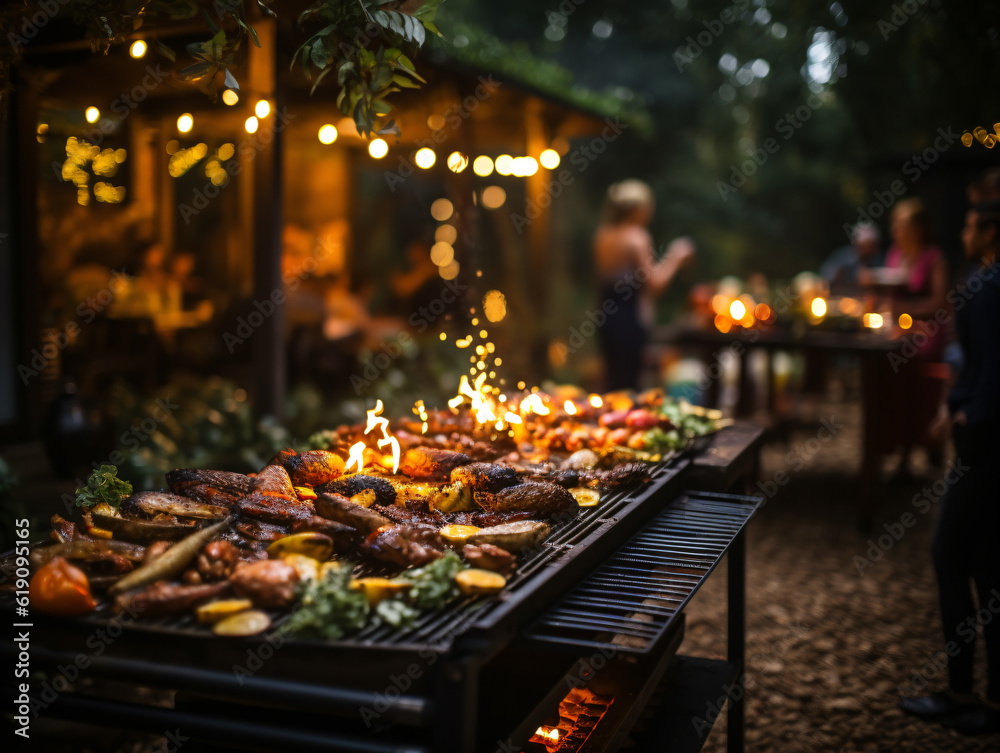 Enjoying Outdoor Gatherings: Family Barbecue Party and Camping for Quality Time and Fun-filled Memories