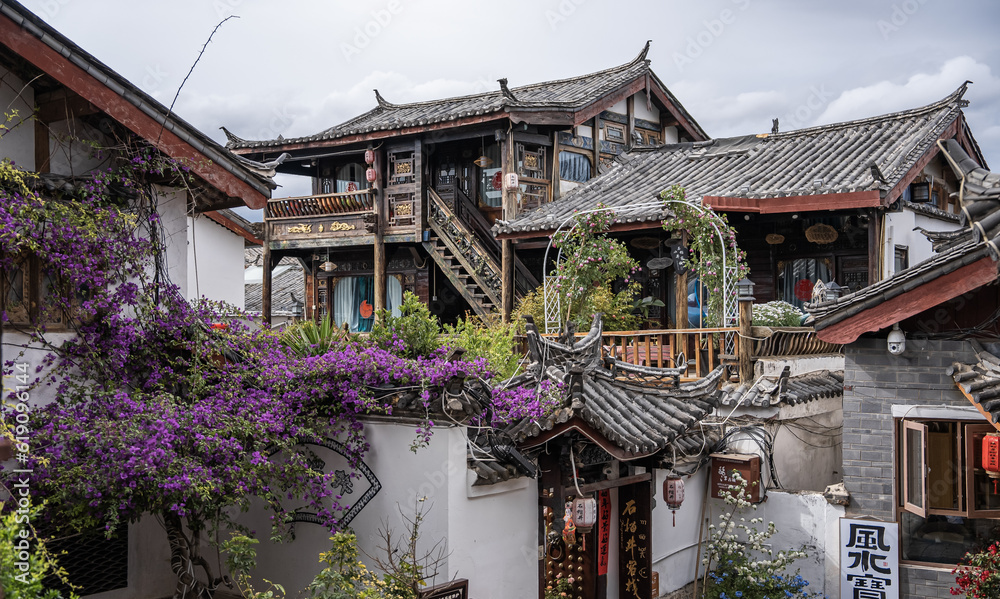Tourist Destination of Lijiang Ancient Town in Yunnan, China